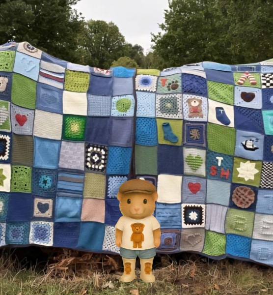 Woolly Hugs. Part 2.  The Blanket for lovely Swashbuckled