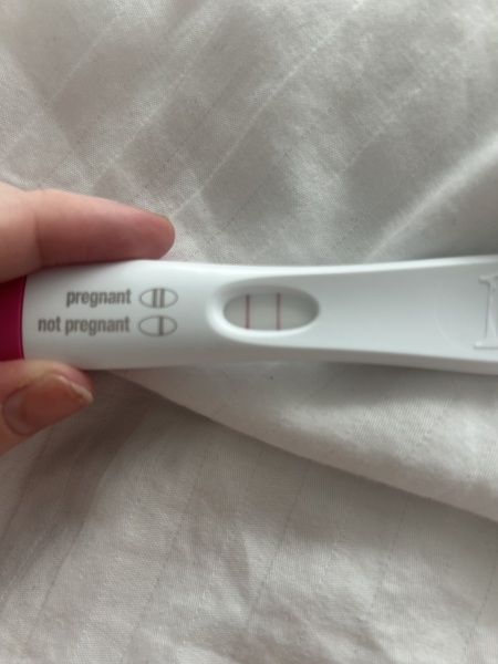 is this a early positive or line eyes