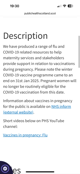 Are you having Covid 19 vaccine when pregnant?