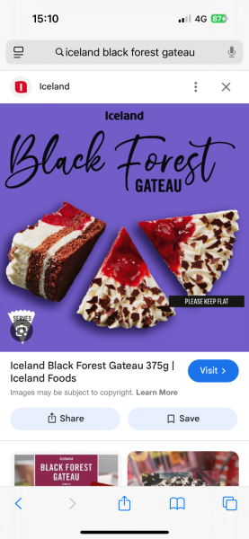 It’s my birthday. I want Black Forest Gateau.