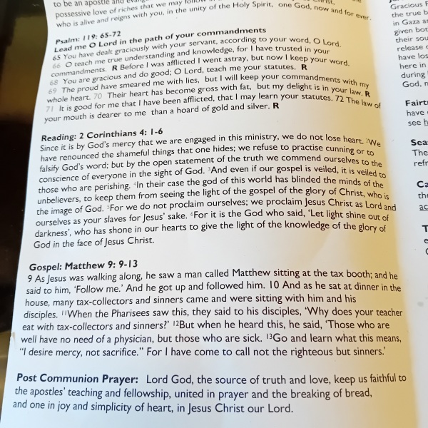 Sharing Sunday services