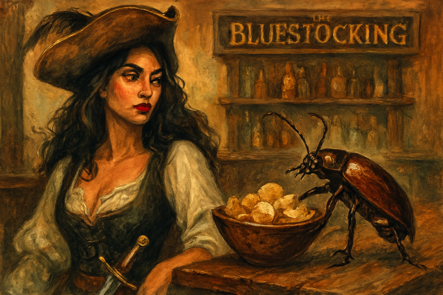 The Bluestocking, where Maud reigns supreme...