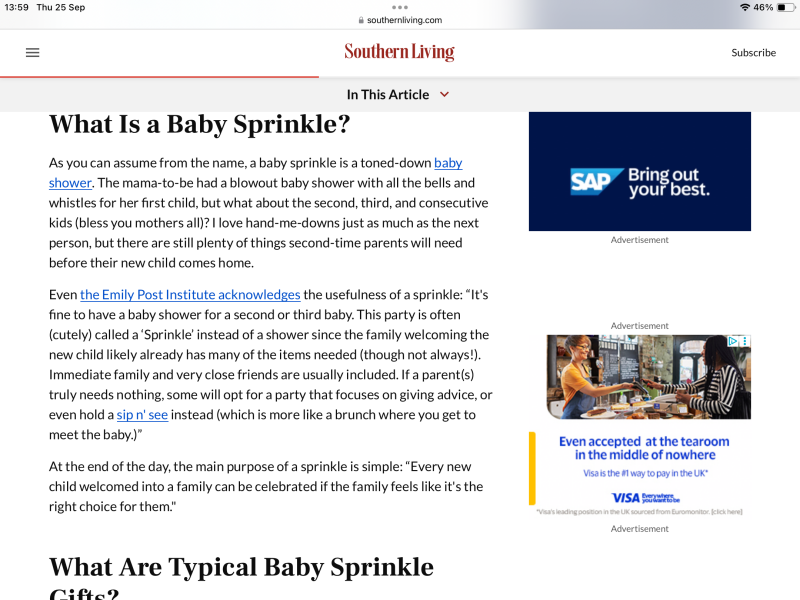 ‘Baby Spritz’ what fresh hell is this?!