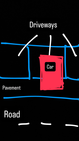 Is parking blocking access to the pavement illegal?