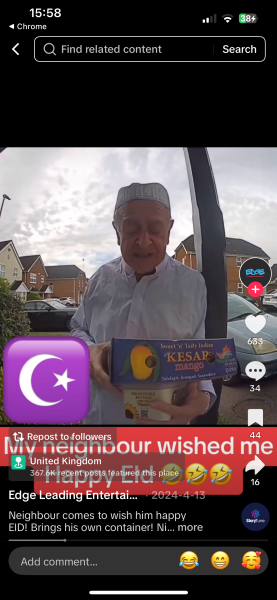 Video of a kind man supporting his Muslim neighbour. AIBU to be horrified that this is where we’re at right now?