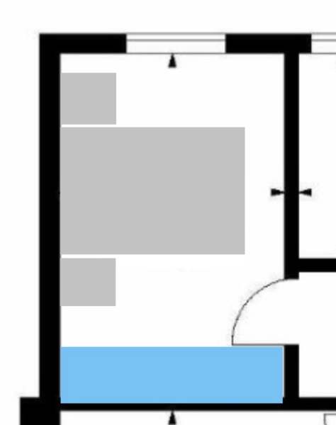 Is wardrobe behind the door a bad idea?