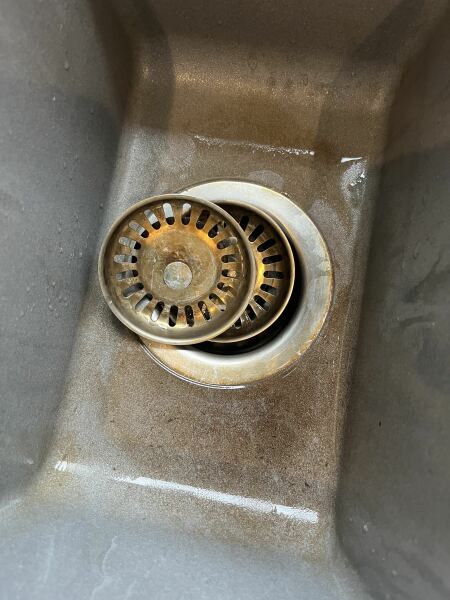 Any idea how to get rid of these sink stains please?