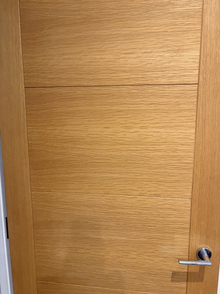 To hate my new build orangey doors?