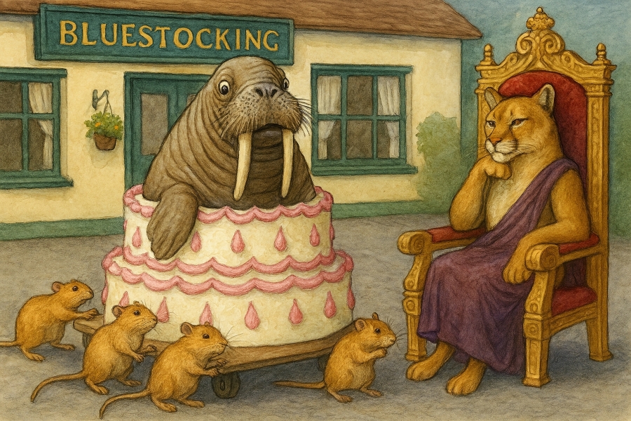 The Bluestocking, where Maud reigns supreme...