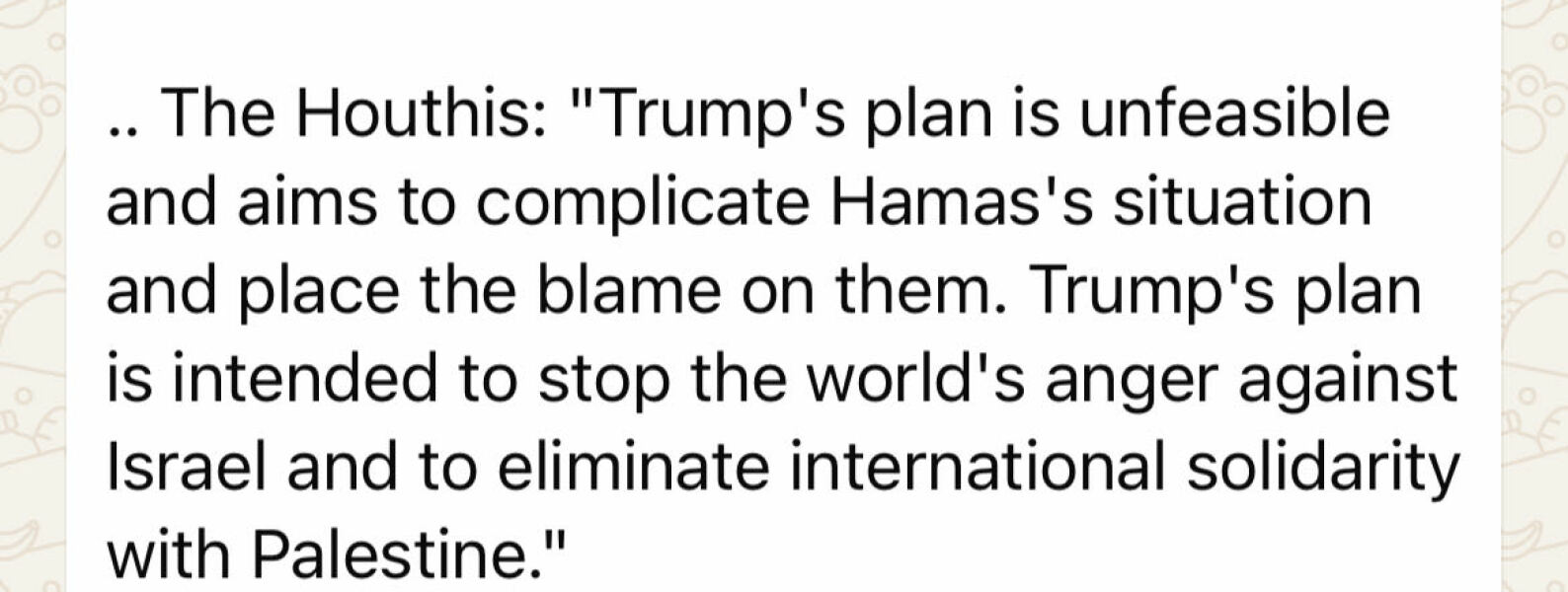 Trump's new Gaza Plan