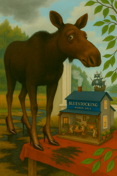 The Autumn Bluestocking - mist, mellow fruitfulness and hot chocolate!