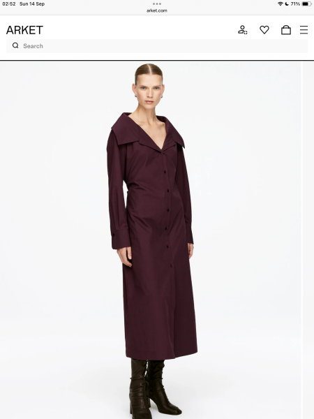 If you’re a Scandi architect type of dresser, what would you wear to an October wedding?