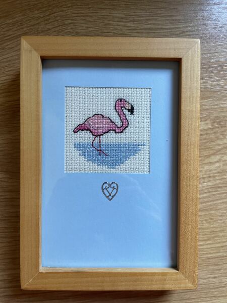 Embroidery hoop for finished cross stitch?