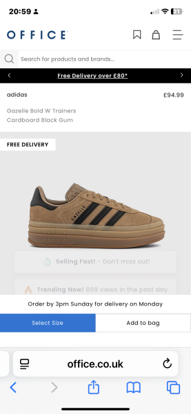 Trainers for autumn/winter