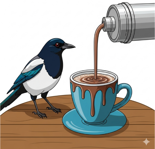 The Autumn Bluestocking - mist, mellow fruitfulness and hot chocolate!