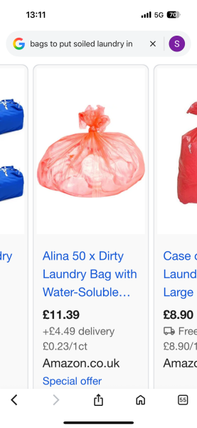 Being shouted at over the washing
