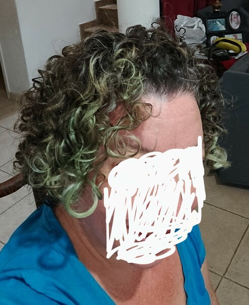 Scrunch dry hair v birds nest hair