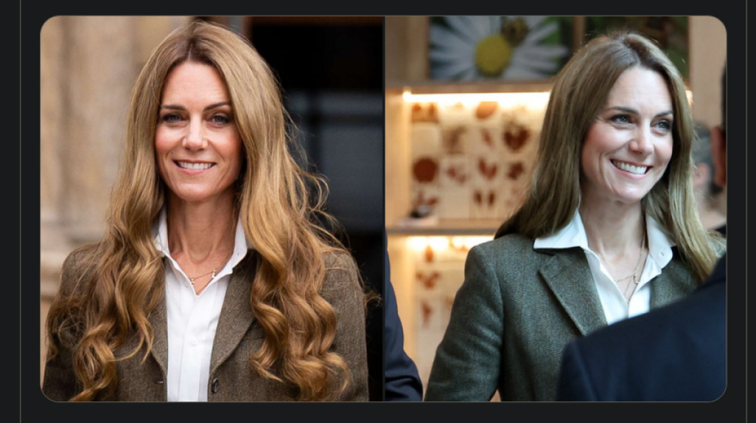 Is Kate Middleton wearing a blonde WIG?