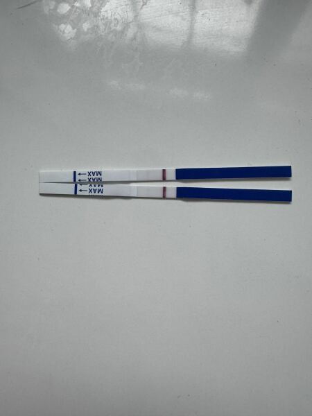 Inplantation bleeding or Start or Period