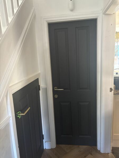 To hate my new build orangey doors?