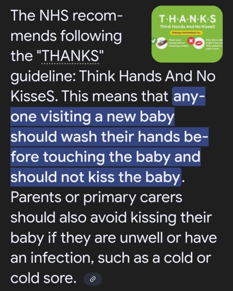 RSV season warning in family chat