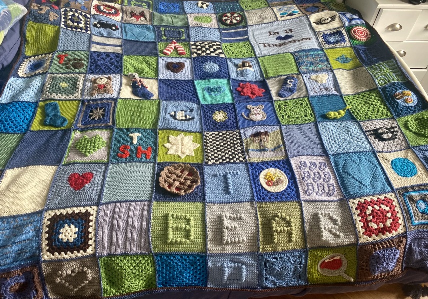 Woolly Hugs. Part 2.  The Blanket for lovely Swashbuckled