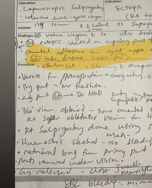 Help with understanding medical notes.