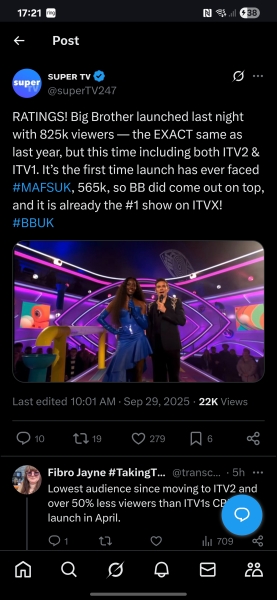 Big Brother UK - third series on ITV2 - starts on Sun 28th Sep at 9PM
