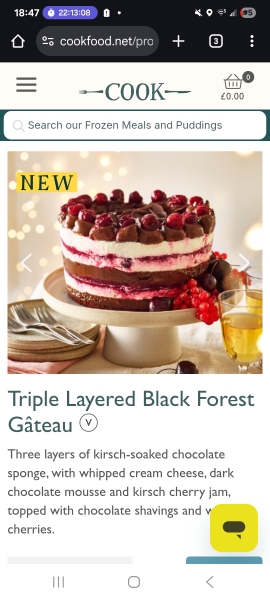 It’s my birthday. I want Black Forest Gateau.