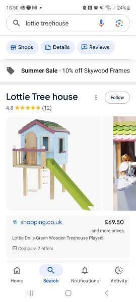 On hunt for gorgeous doll’s house which is affordable