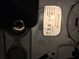 John Lewis Steam Generator/iron - emptied the scale but the alarm stays on?