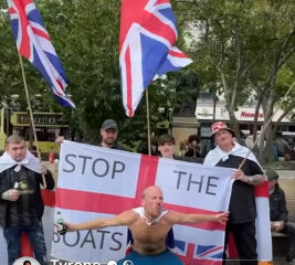 I took down some flags and DH wasn’t happy
