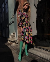 Stylish winter footwear with flat/low heel