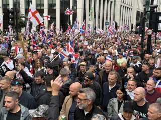 Why was it mostly men on the march?