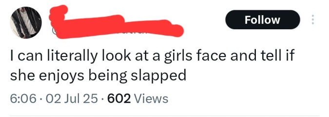 To be surprised that men are able to publicly post like this?