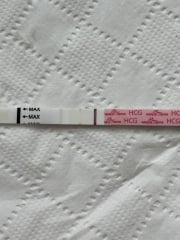 9dpo pregnancy test broken test line??
