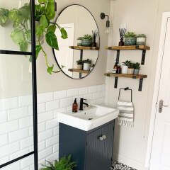 What to put on downstairs toilet shelf?