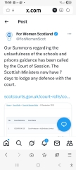 Scottish Government 'prepared to go back to court' re. FWS ruling