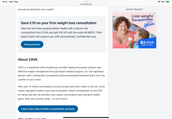 Why are you running illegal adverts for weight loss injections?
