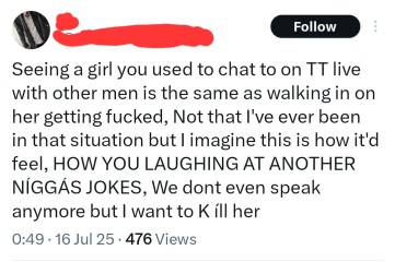 To be surprised that men are able to publicly post like this?