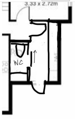 Can this space be a toilet utility ?