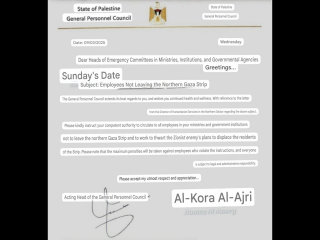 Israel has ordered the whole of north Gaza to evacuate