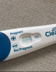 Is this line too faint for 3 weeks and 4 days?