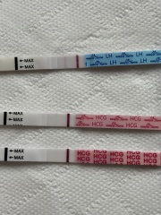 9dpo pregnancy test broken test line??