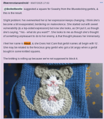 Woolly Hugs. Desperately sad news we are afraid. Making a Blanket for lovely Swashbuckled whose son has tragically died.