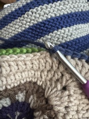 Woolly Hugs. Desperately sad news we are afraid. Making a Blanket for lovely Swashbuckled whose son has tragically died.