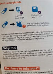 Semaglutide Tablets - Clinical Trials - Would you?