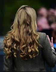 Is Kate Middleton wearing a blonde WIG?
