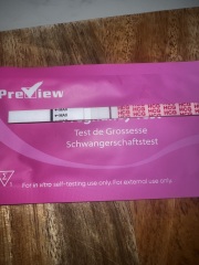 Evaporation Line or Faint Positive