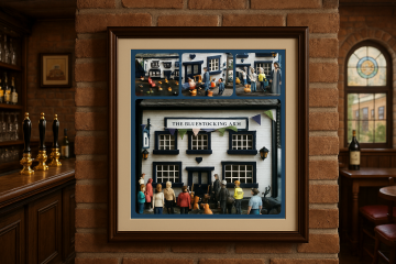 The Autumn Bluestocking - mist, mellow fruitfulness and hot chocolate!